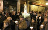 Procesión de las velas por la calle Juan Mambrilla
